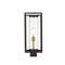 Z-Lite Dunbroch 1 Light Outdoor Post Mount Fixture, Deep Bronze + Outdoor Brass & Clear 584PHMS-DBZ-OBS - alternate 4